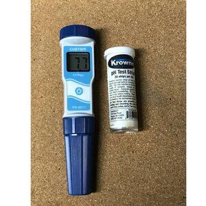 Digital PH Meter PH-6011 Tester w/ PH Test Strip Kit ($140 retail!)